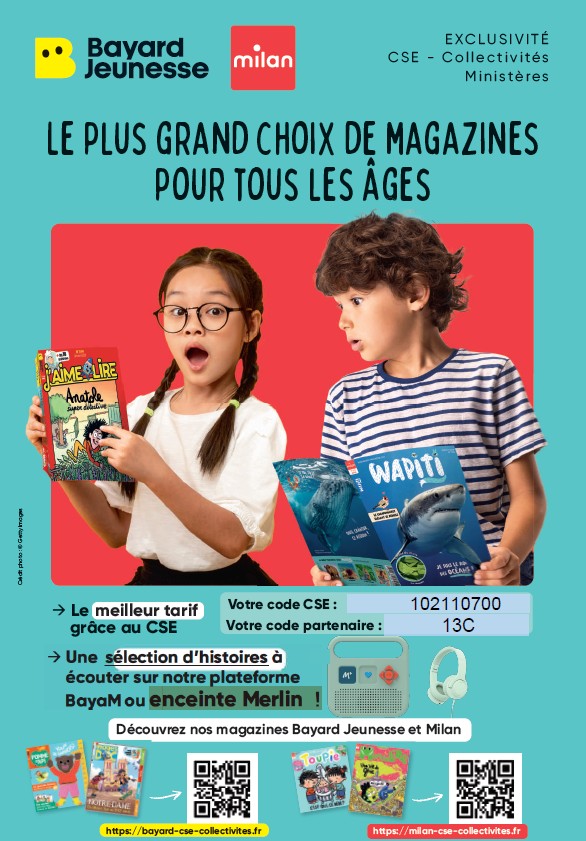 Magazines Bayard pour tous les âges